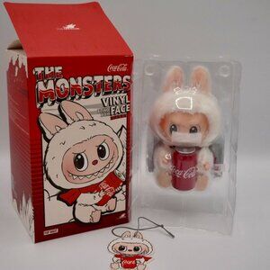 Pop Mart Labubu × Coca-Cola — The Monsters Vinyl Face “Happy Factor” | Open Box,